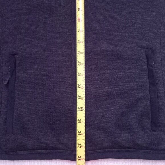 Stormtech Men's Vest Sleeveless Sweater Full Zip Mock Neck Black Heather Size S - Picture 8 of 10